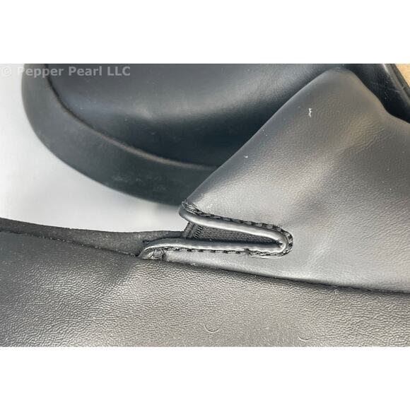 Women's Size 5 Black Comfort Clog Mule Slip Water Resistant Soft Science Juniors - Picture 10 of 11